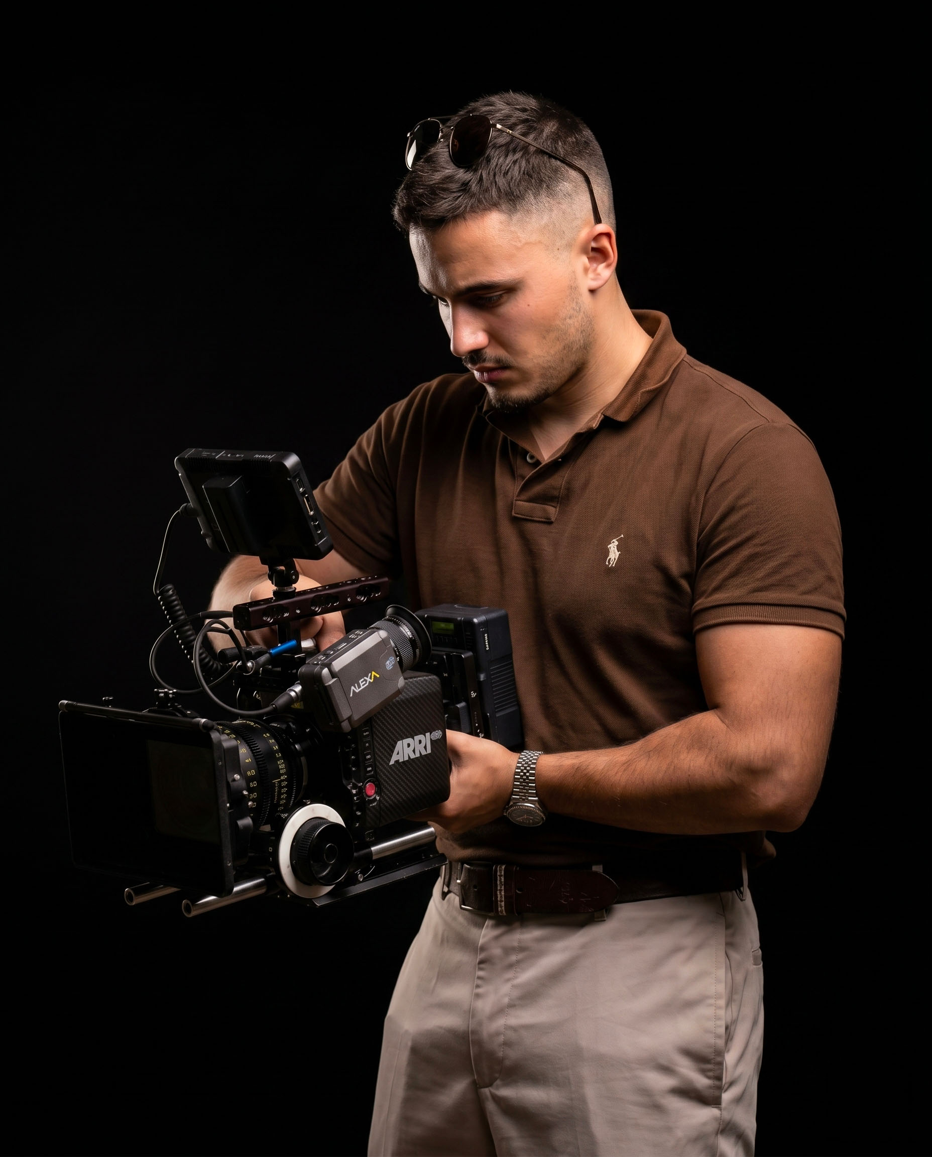 Camille Quesada en tournage